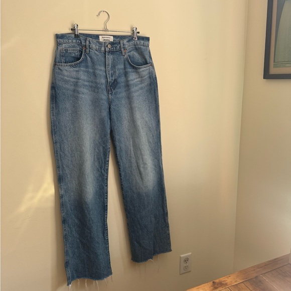 Reformation 90s Mid Rise Straight Jeans - Picture 1 of 8